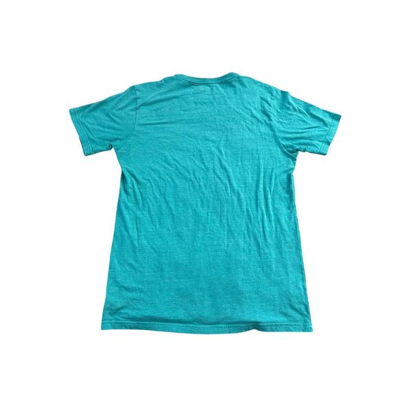 North Face TNF Teal S/S Mens Large Slim Fit Shirt - Picture 2 of 5